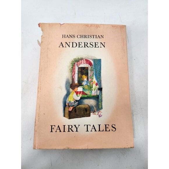 Vtg 1963 Hans Christian Andersen Fairy Tales Children Book Stories Hard Cover